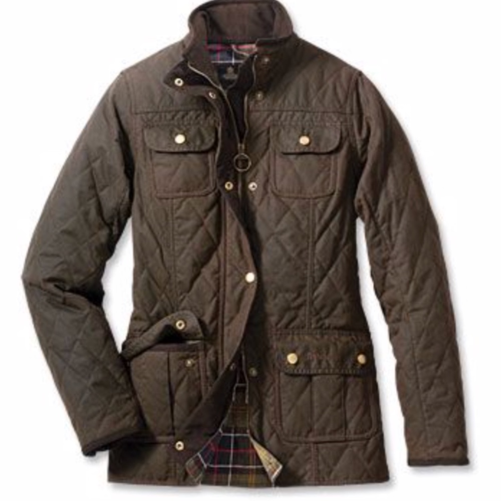 Barbour Women's Waxed Quilted Utility Jacket